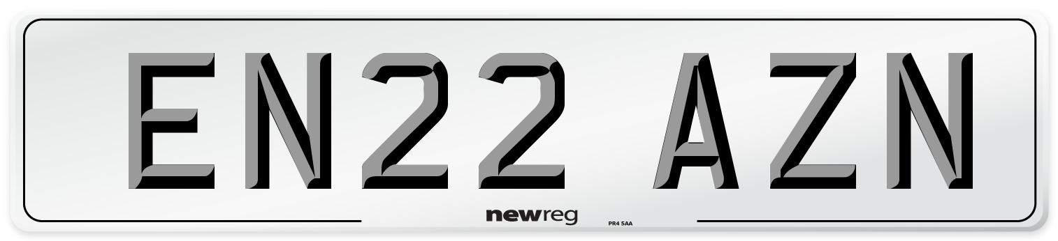 EN22 AZN Number Plate from New Reg